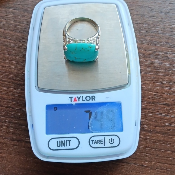 925 Silver Turquoise Ring - Picture 5 of 9
